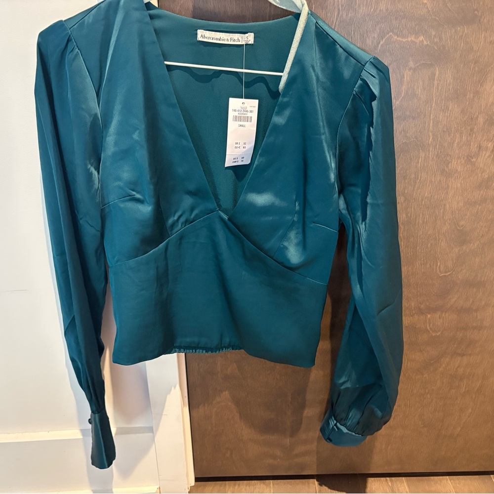 Abercrombie & Fitch Deep Teal Blouse